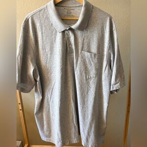 Puritan Light Gray Polo Shirt 2XL